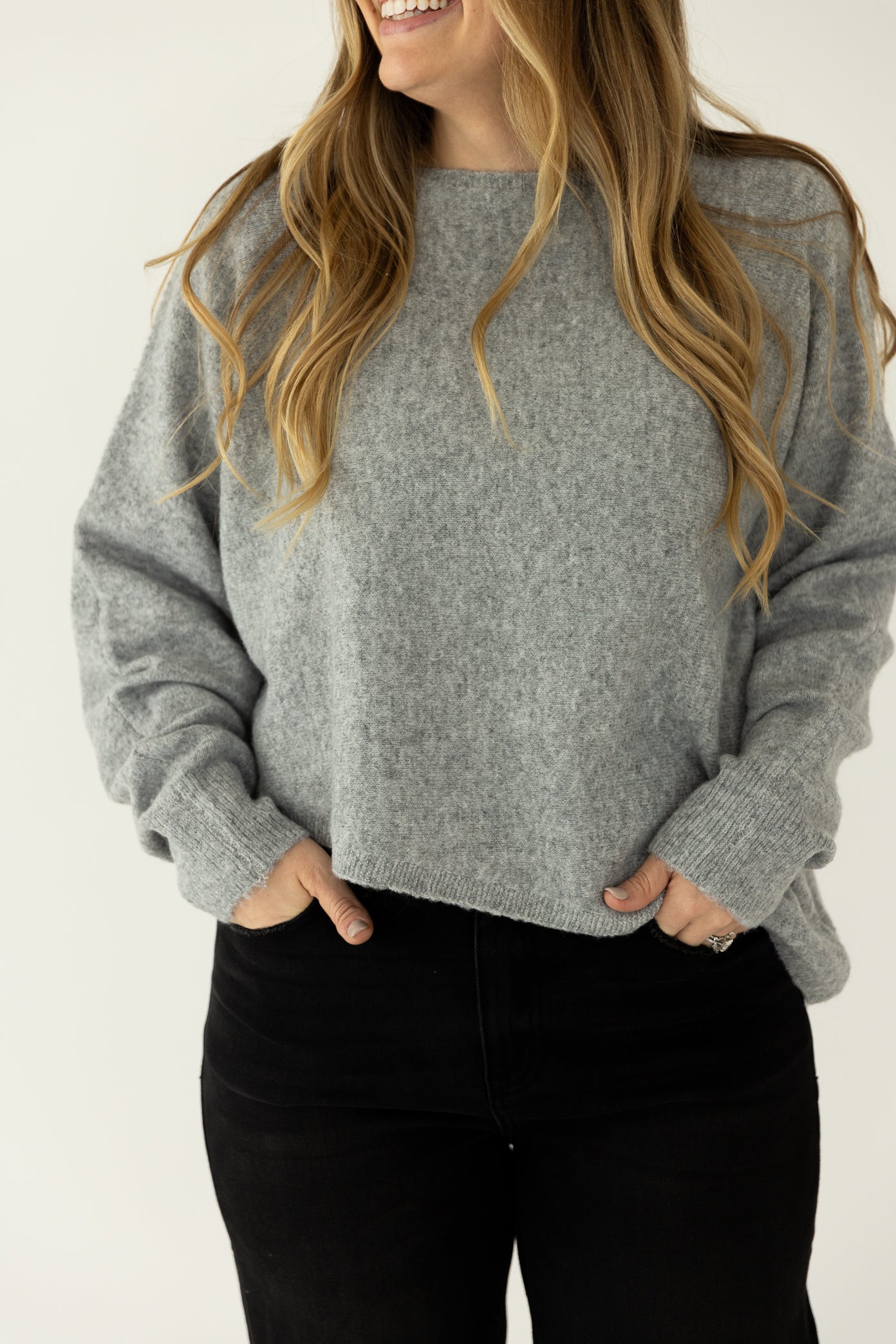 Asymmetrical Hem Sweater