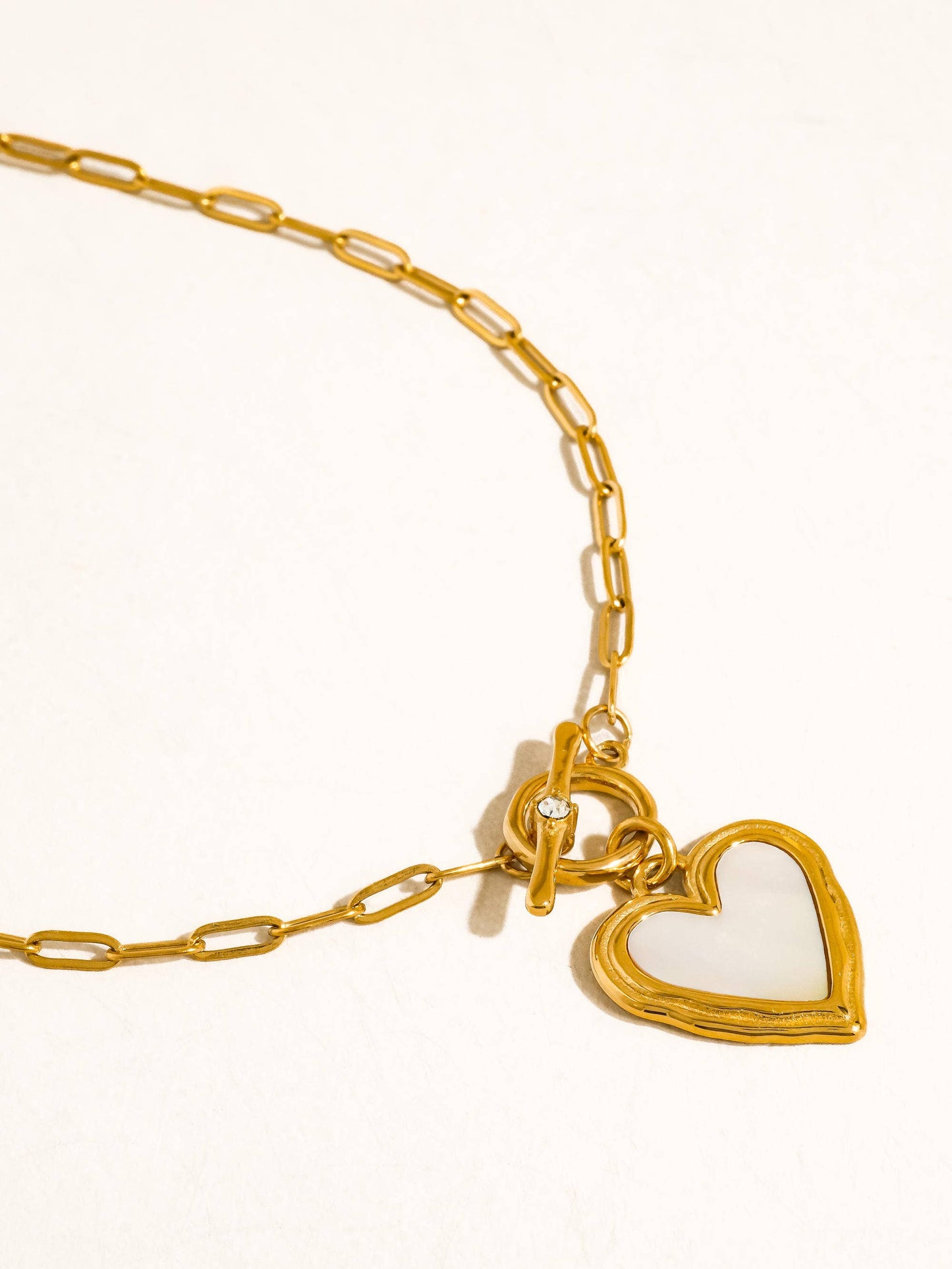 Pearl Heart Necklace