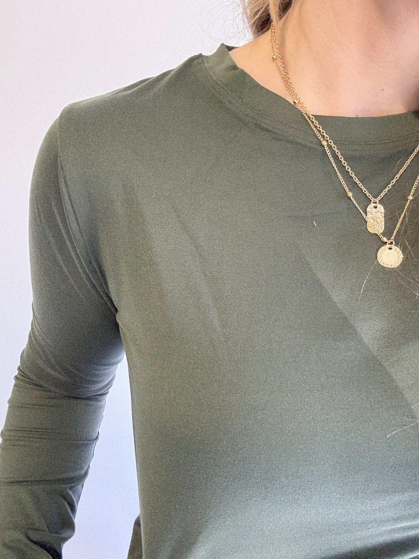 Long Sleeve Basic Olive