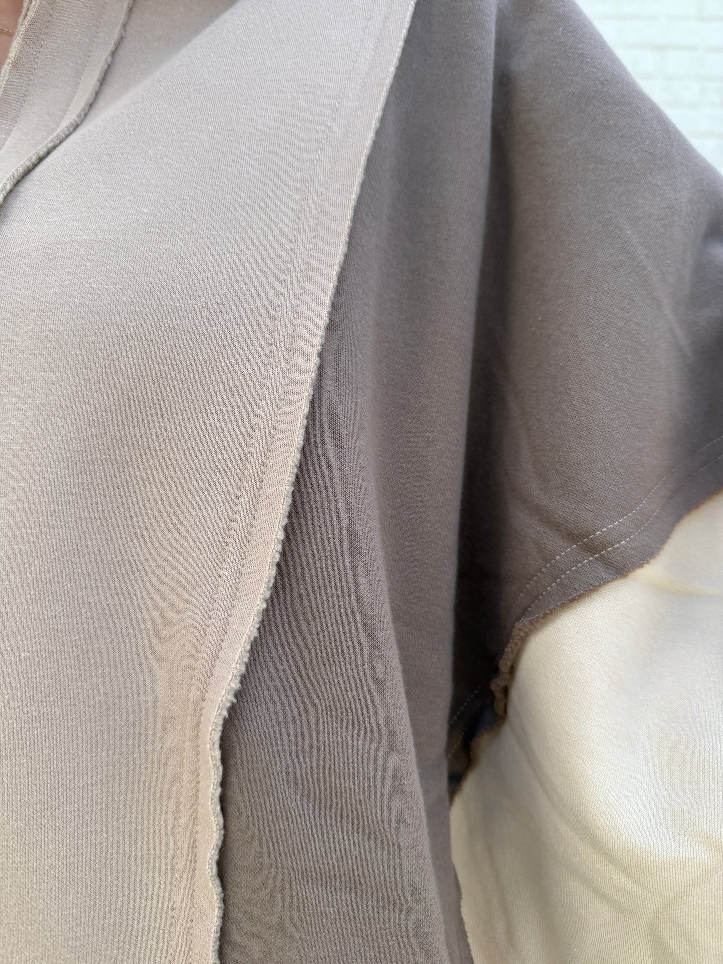 Lallie Color Block Sweatshirt Oat