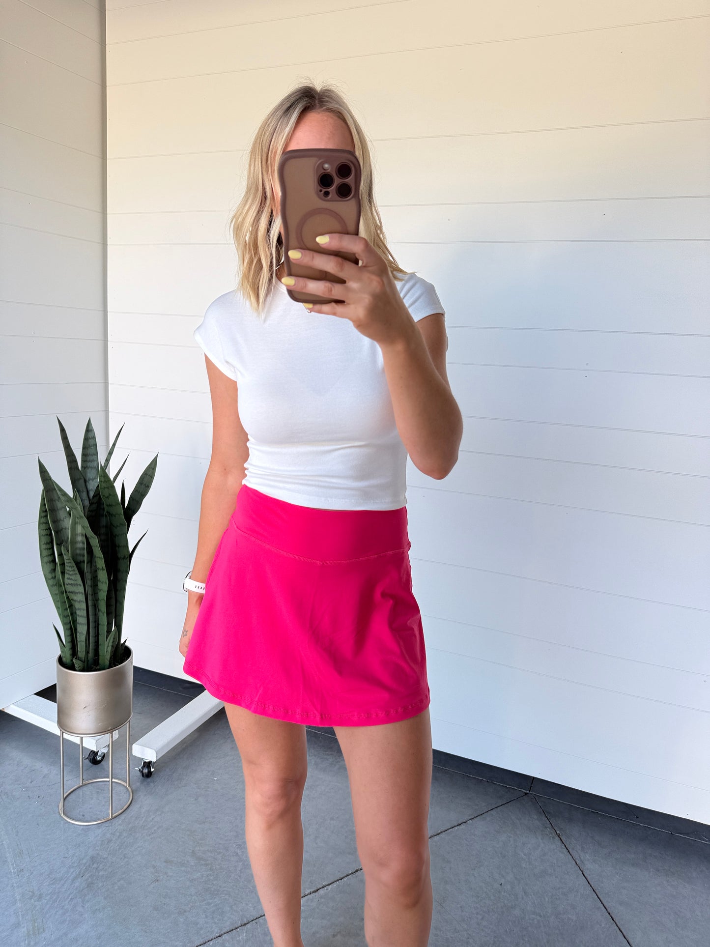 Butter Skort Flamingo