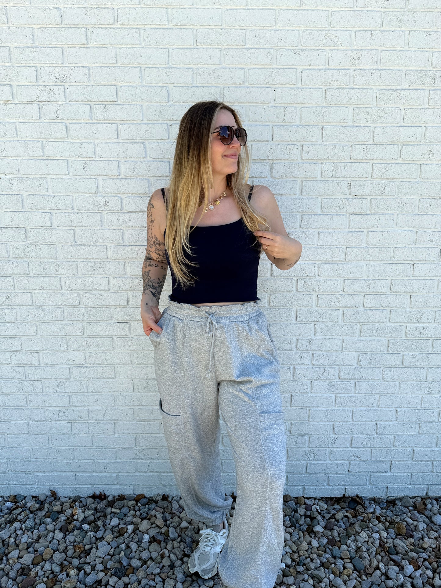 Heather Grey Dreamy Joggers