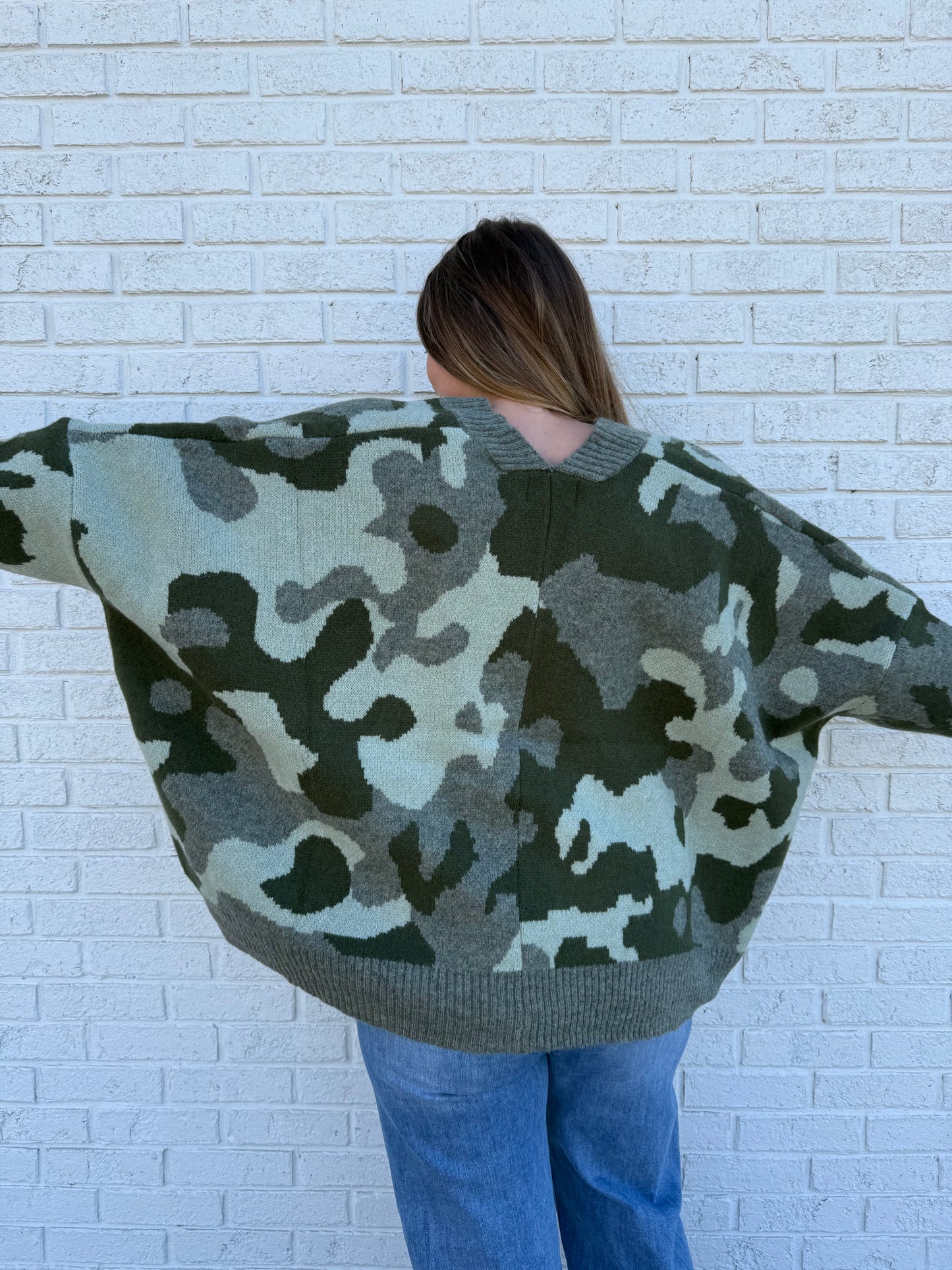 Camo Cardigan