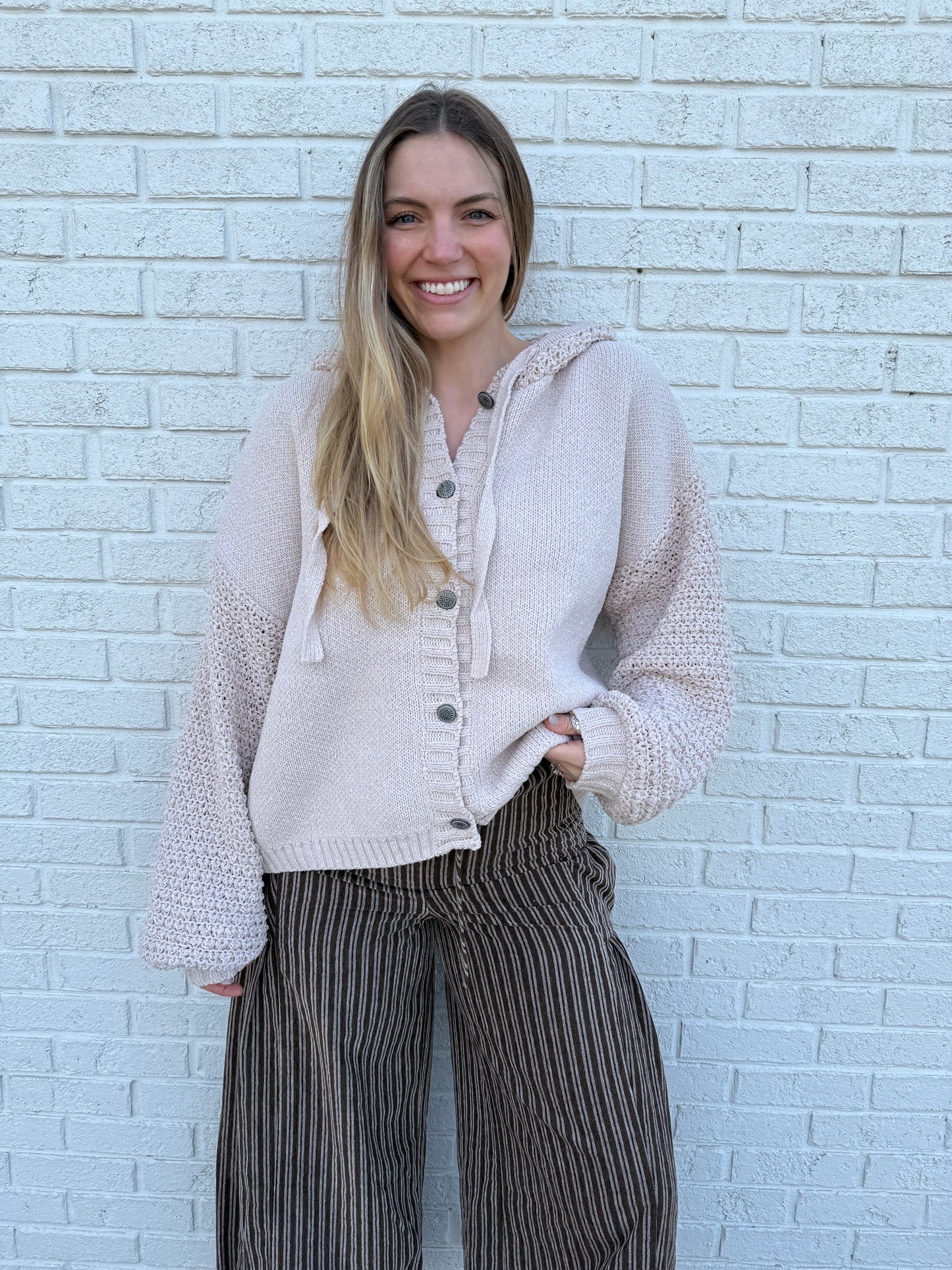 Dreamy Knit Hooded Sweater