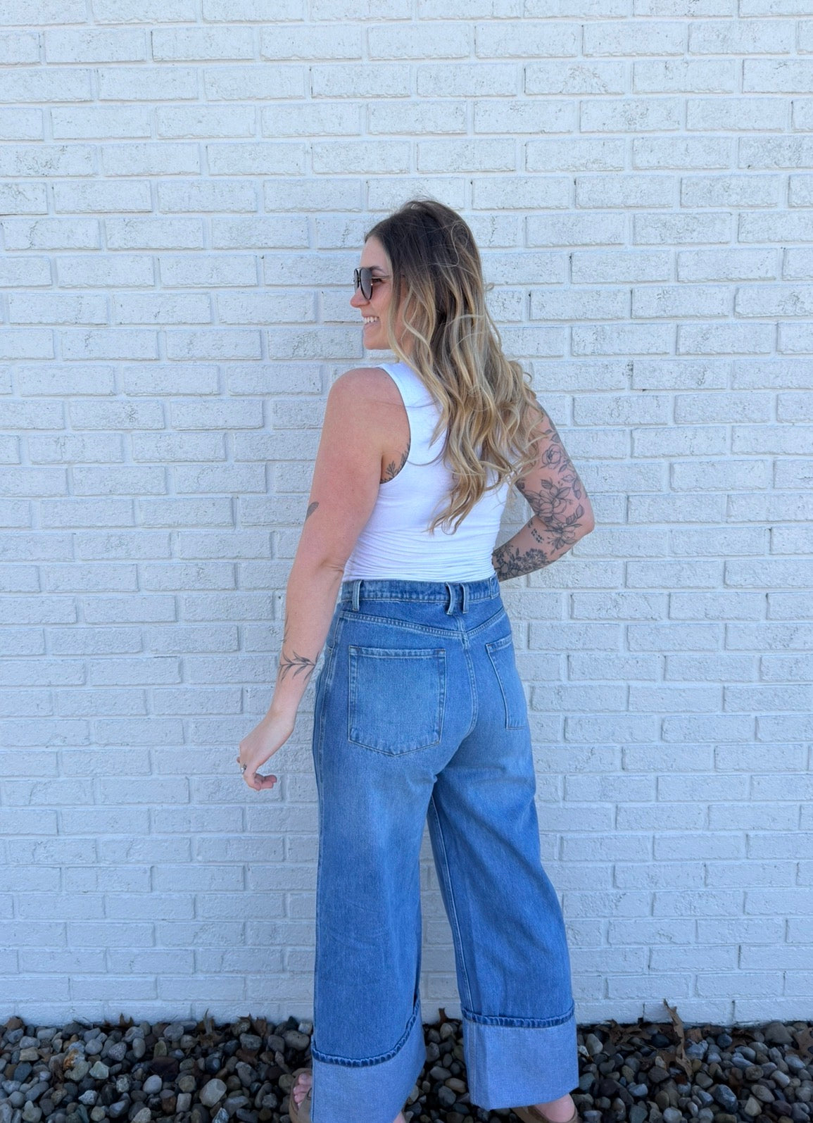 Sunny Cuffed Jeans