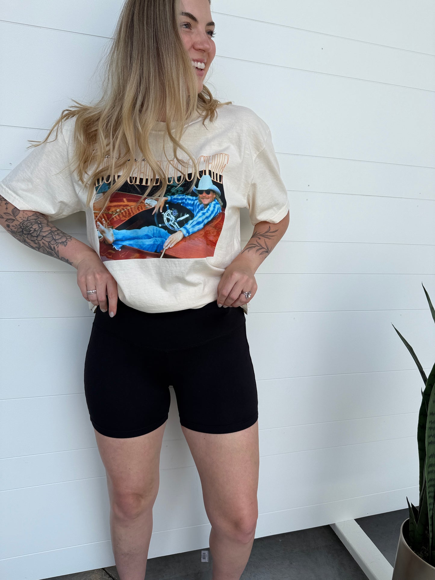 Freeform Biker Shorts Black