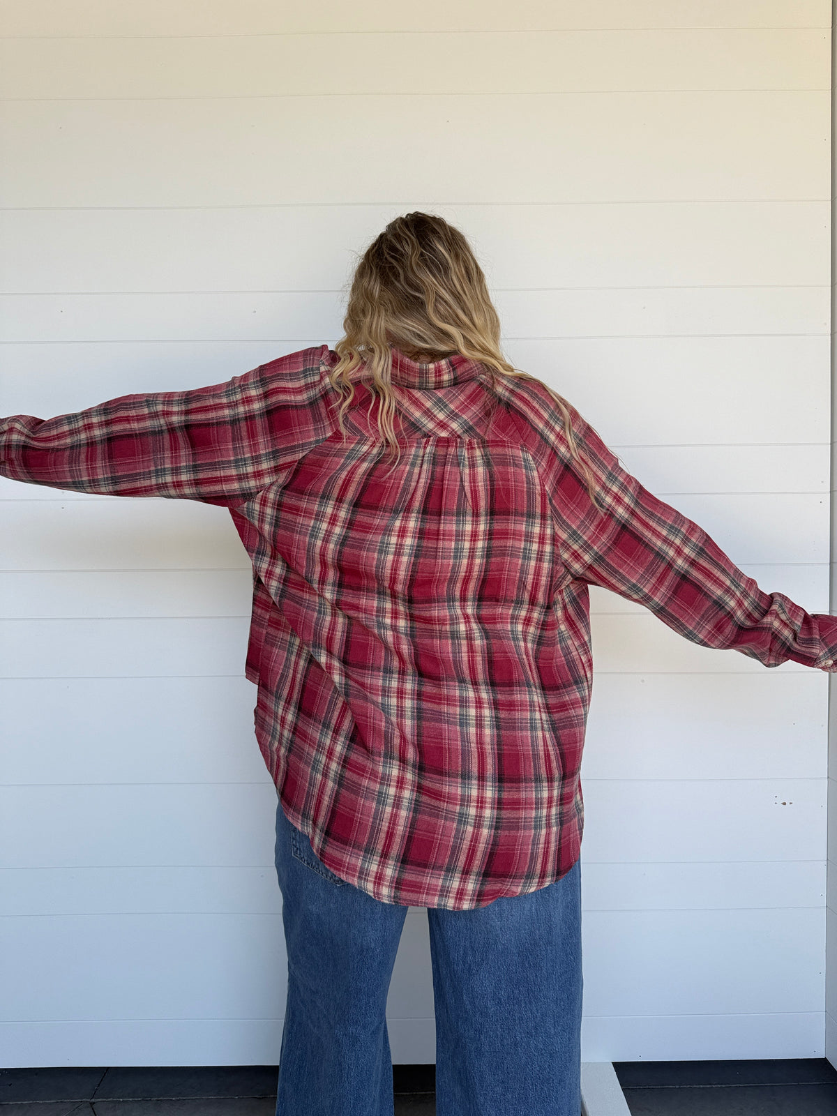 Abbi Flannel Rose