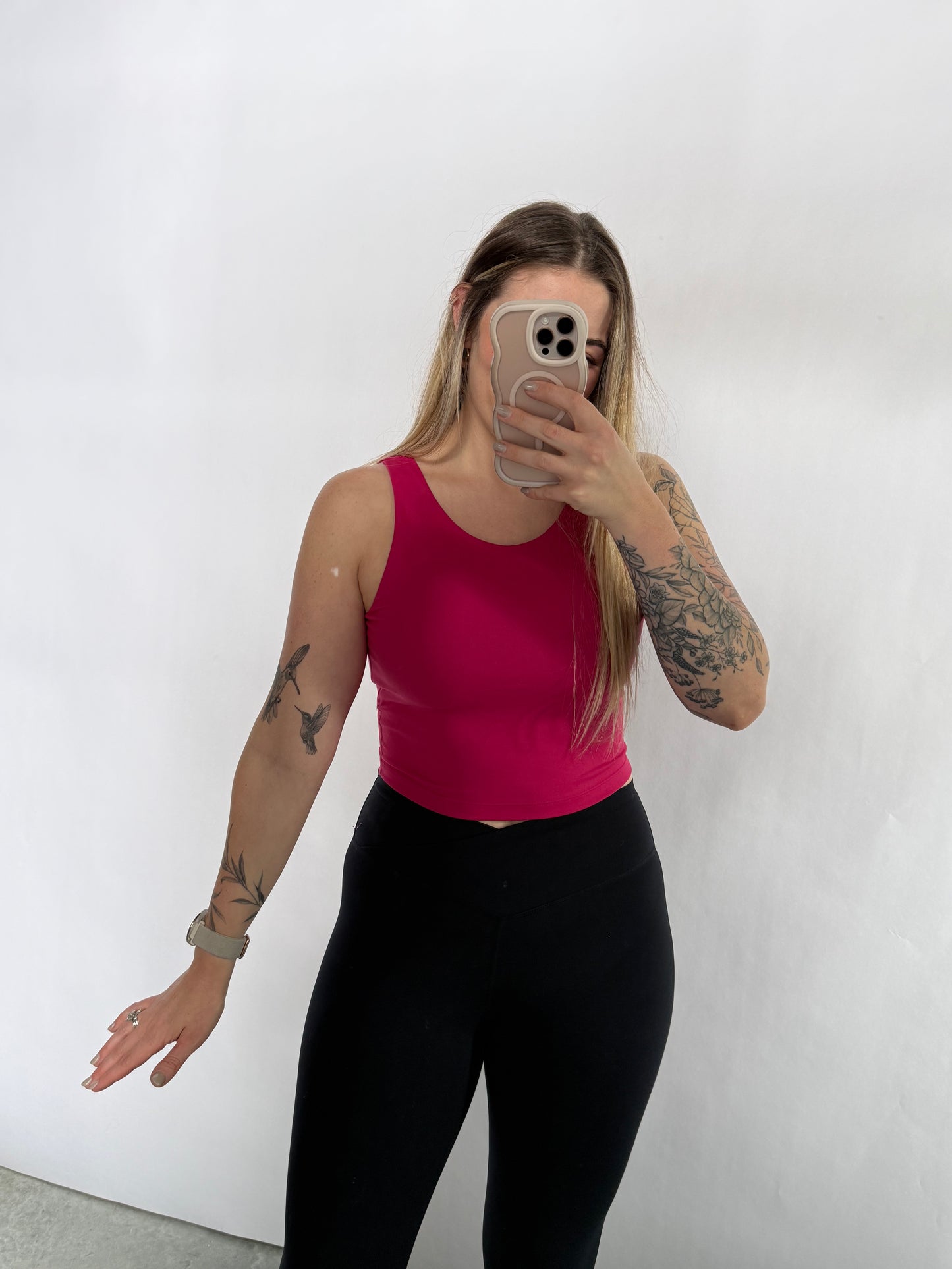 Venice Active Tank Fuchsia