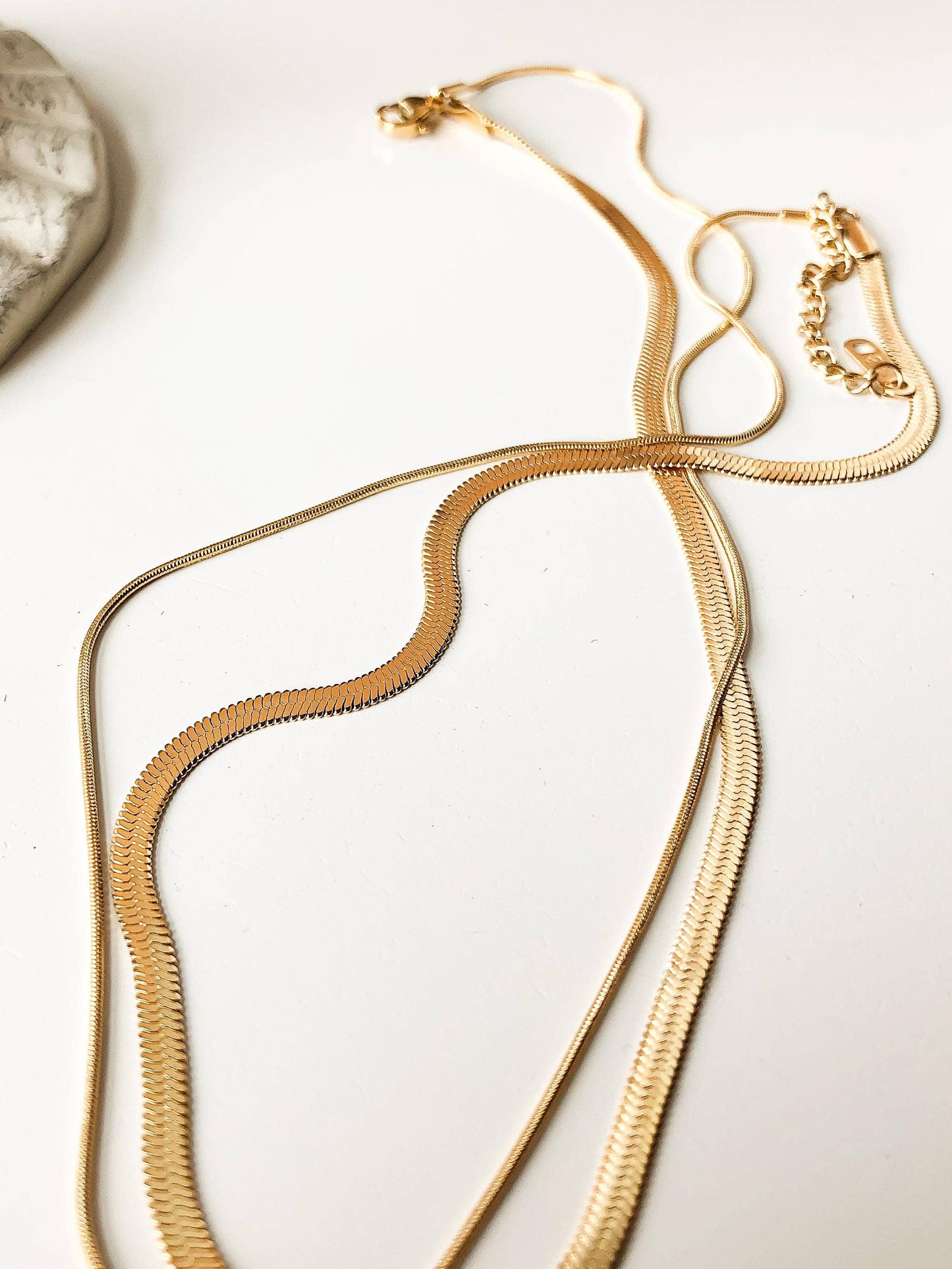 Layered Flat Necklace