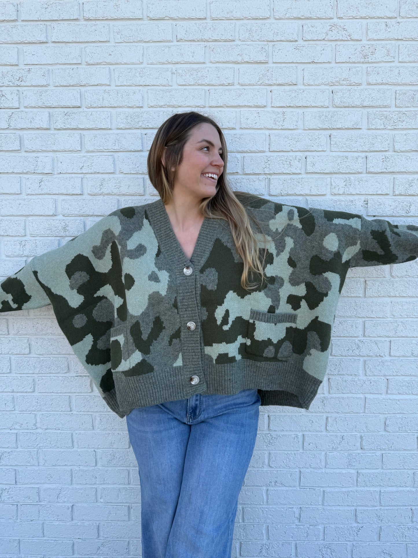 Camo Cardigan