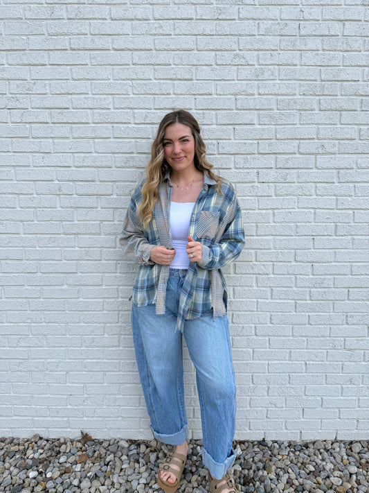 Kambree Flannel Light Blue