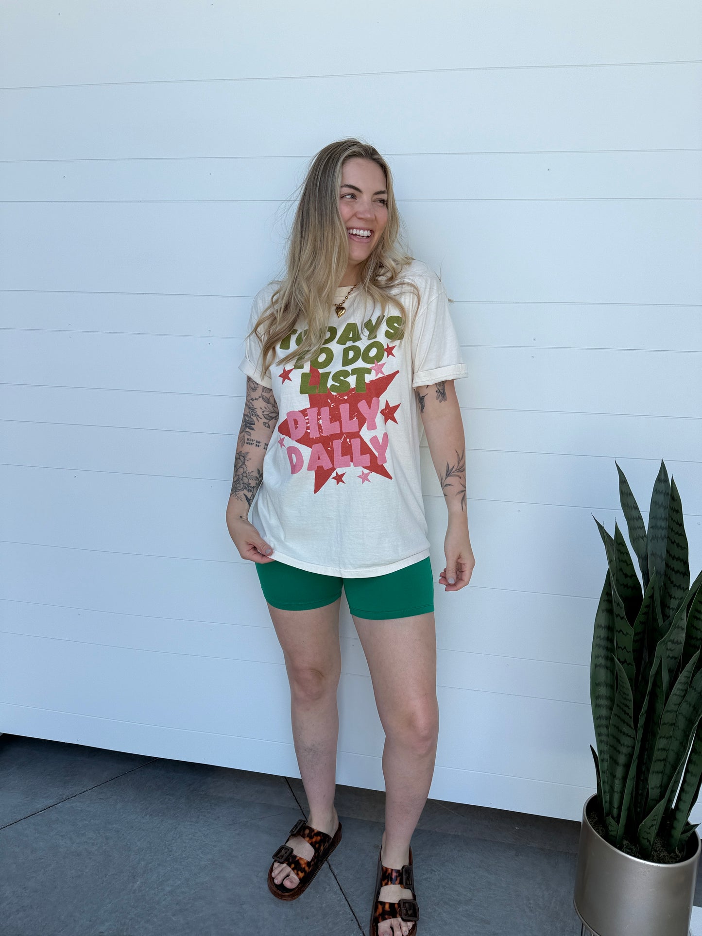 Freeform Biker Shorts Green