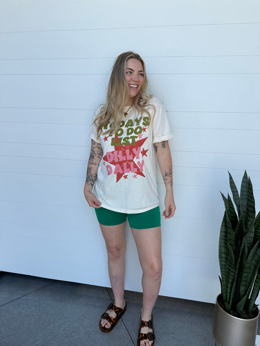 Freeform Biker Shorts Green