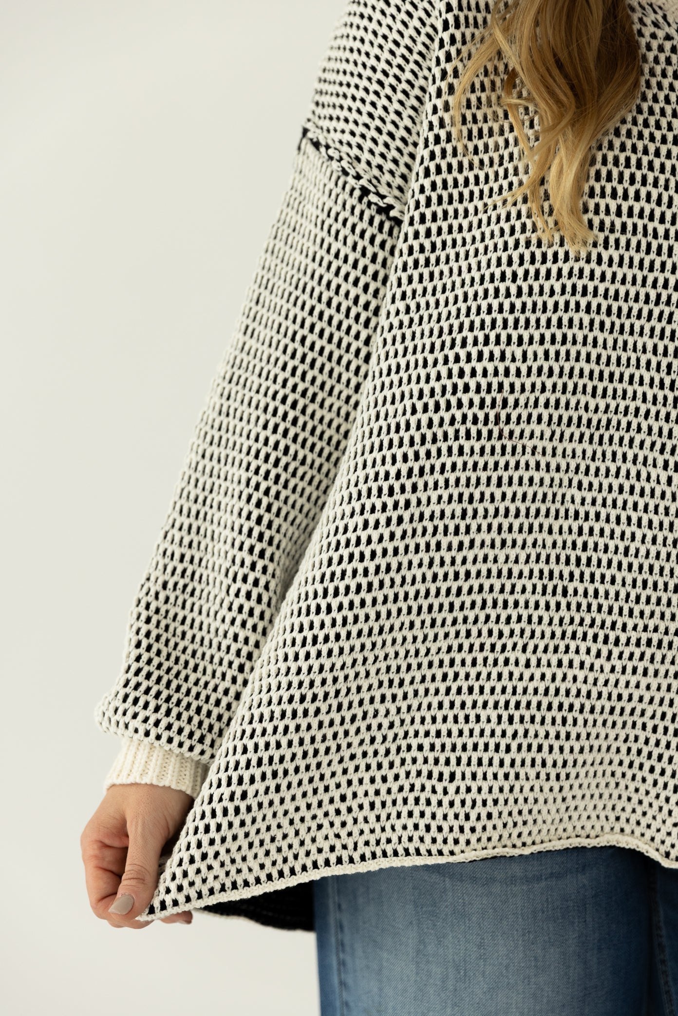 Jamie Sweater Black/White