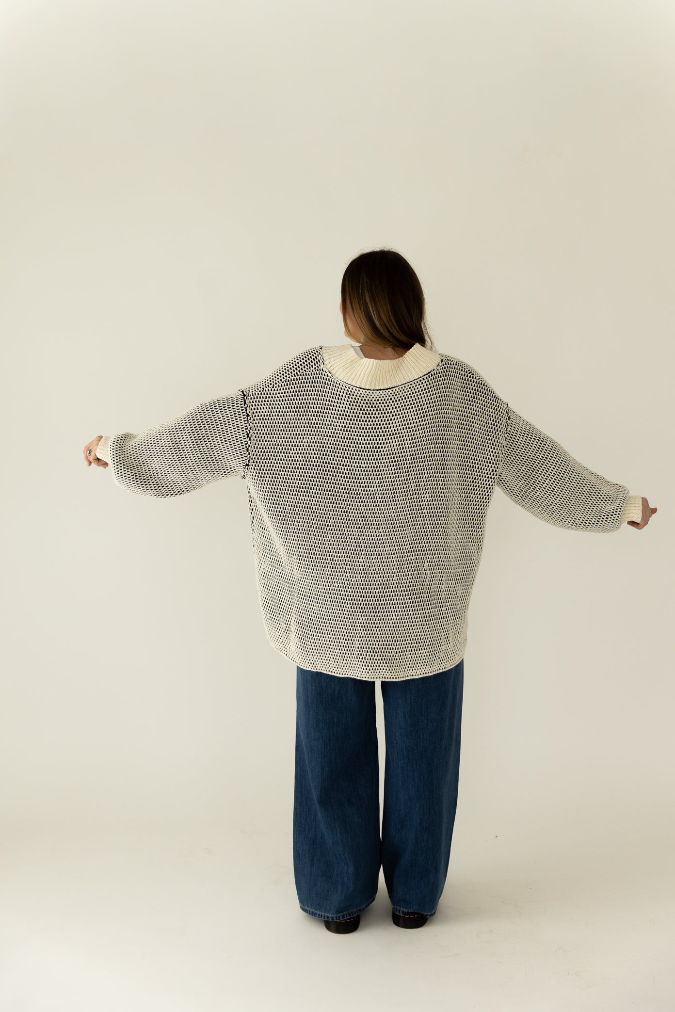 Jamie Sweater Black/White