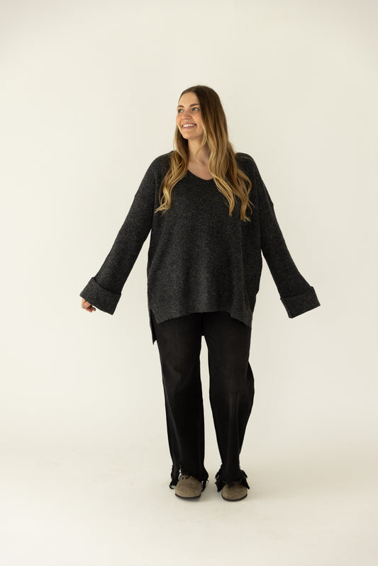Charcoal Nina Sweater