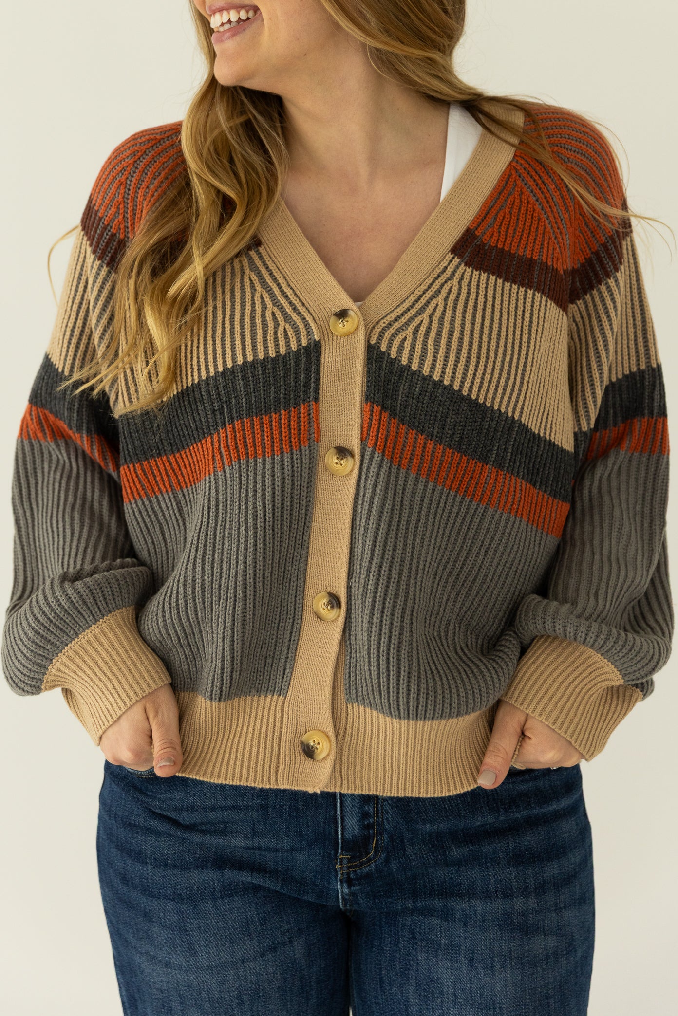 Kenny Stripe Cardigan