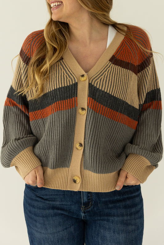 Kenny Stripe Cardigan