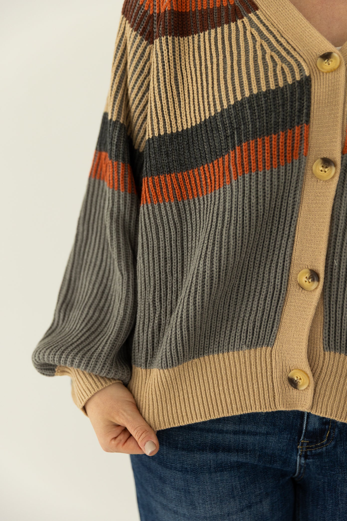 Kenny Stripe Cardigan