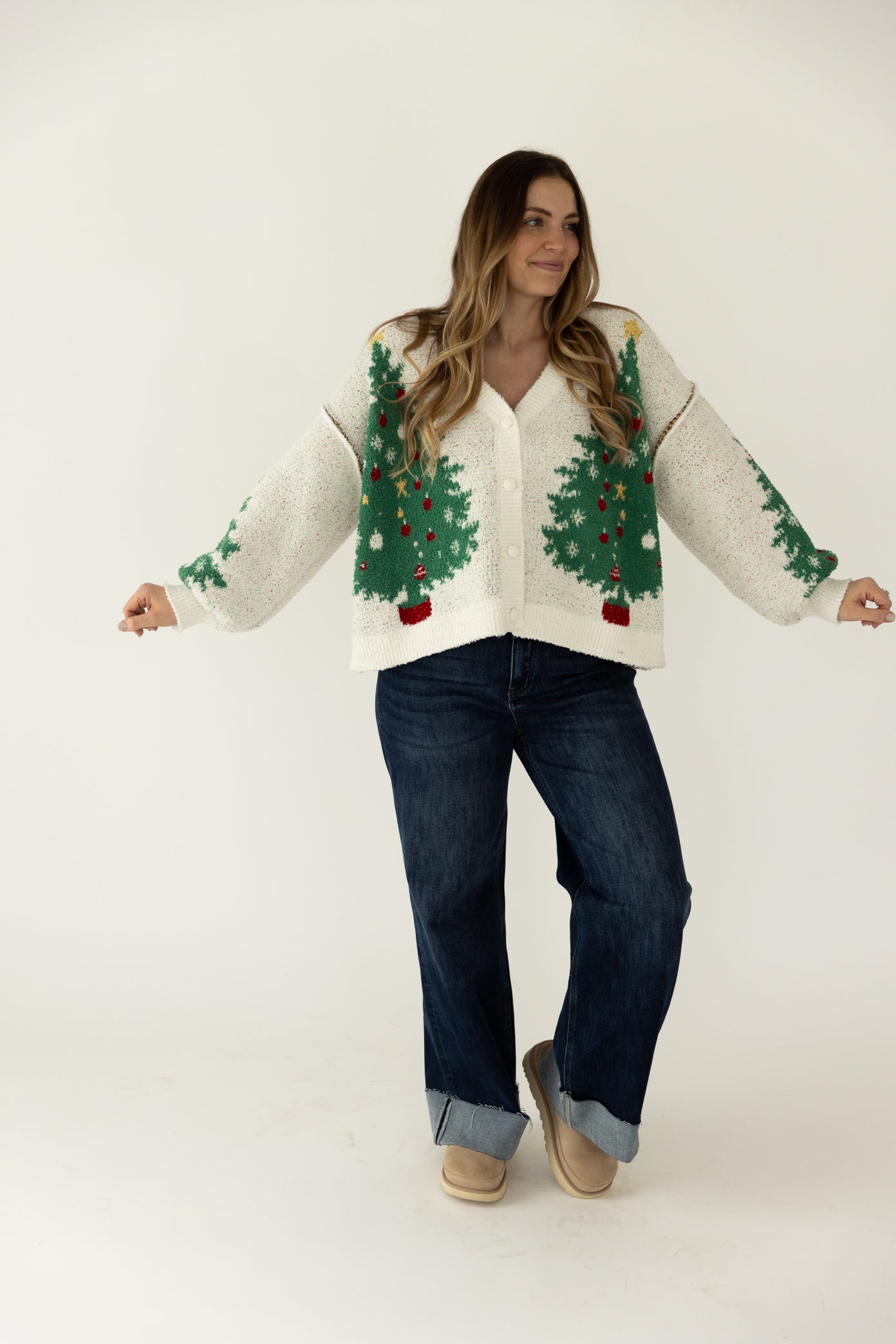 O Christmas Tree Cardigan