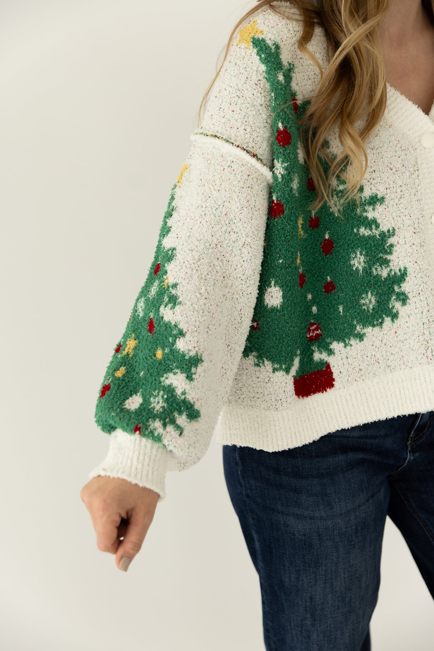 O Christmas Tree Cardigan