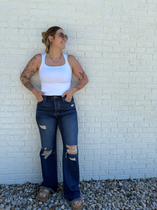 Stevie Kan Can Dark Wash Jeans