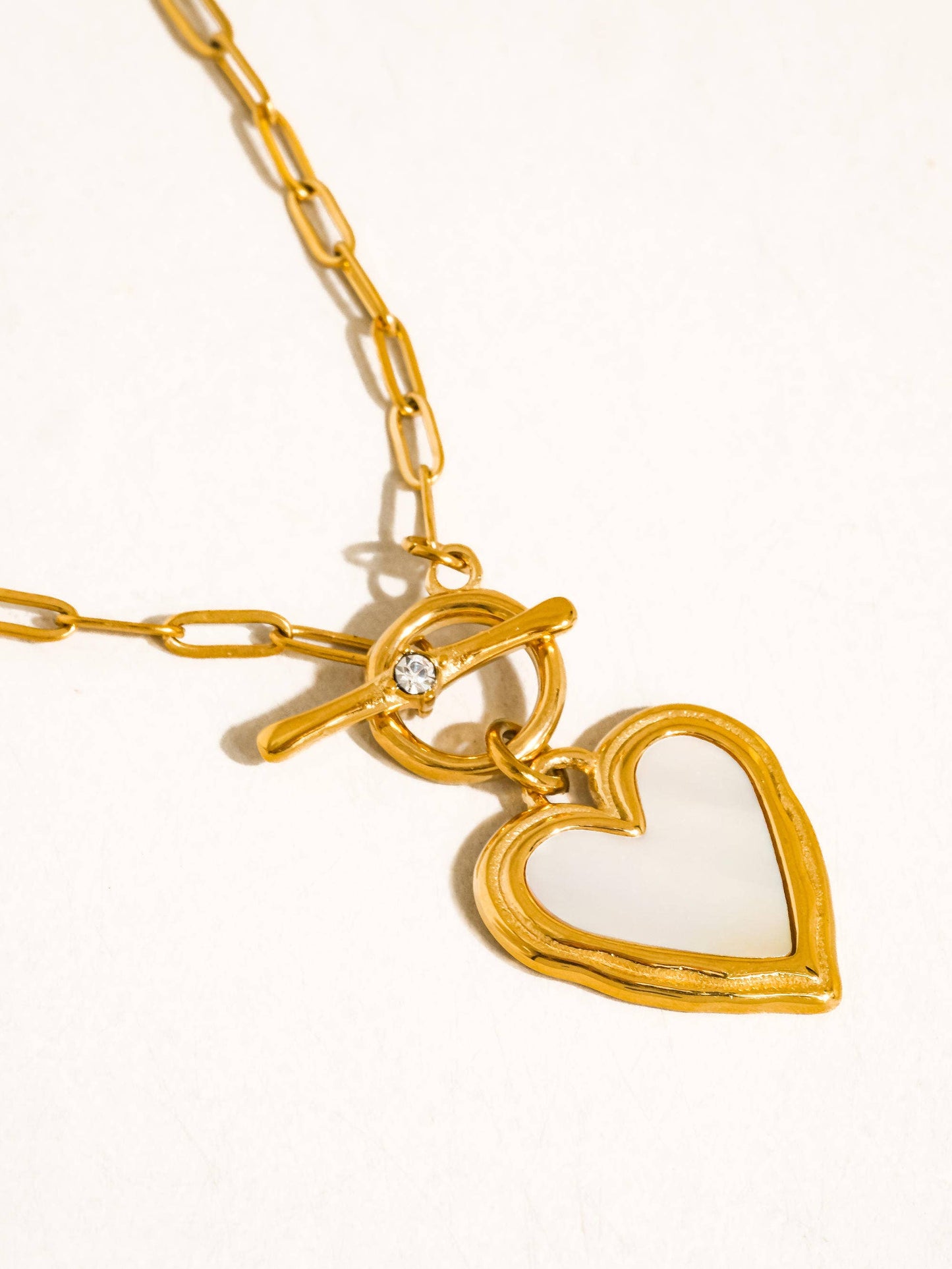 Pearl Heart Necklace