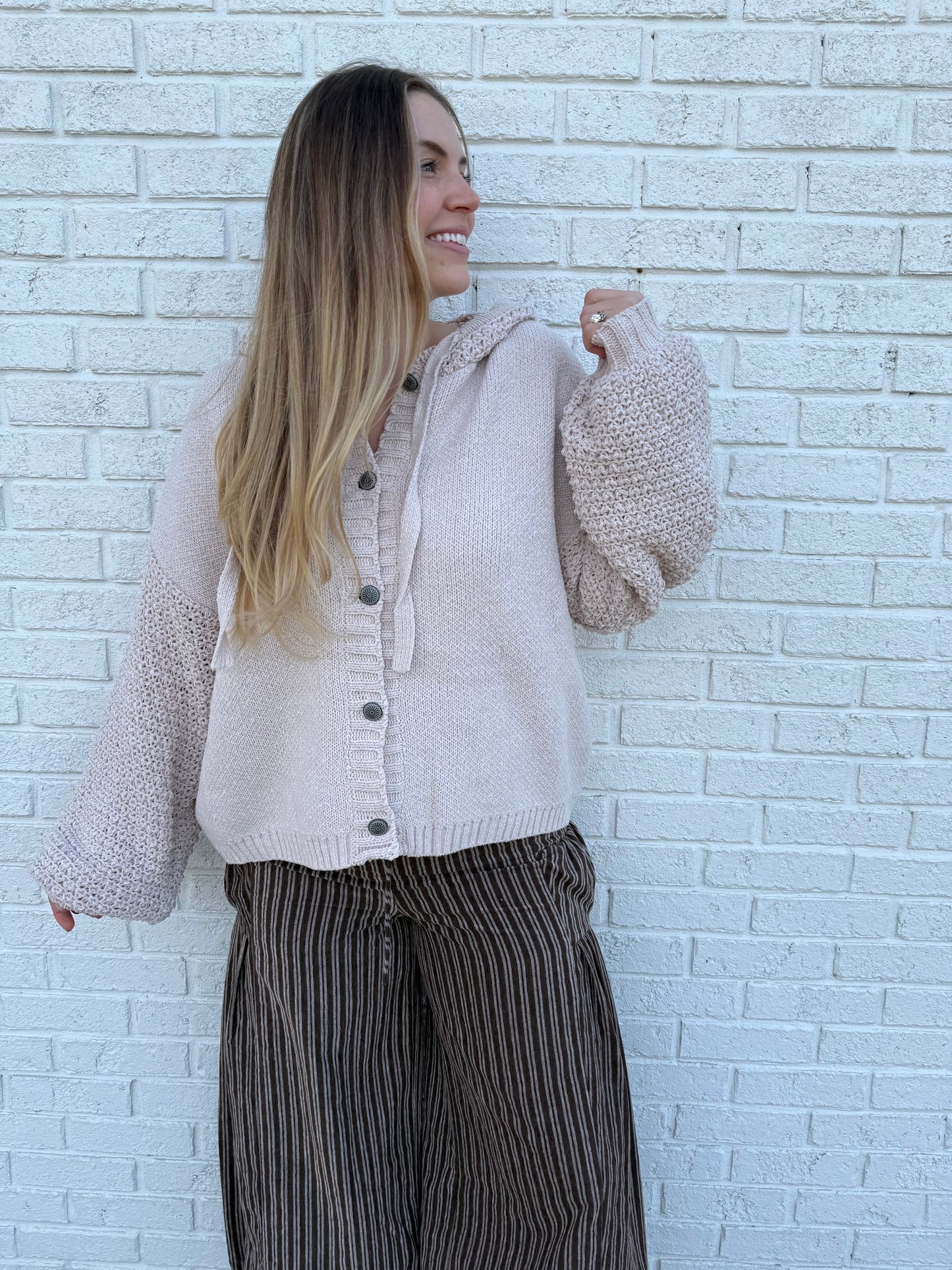 Dreamy Knit Hooded Sweater