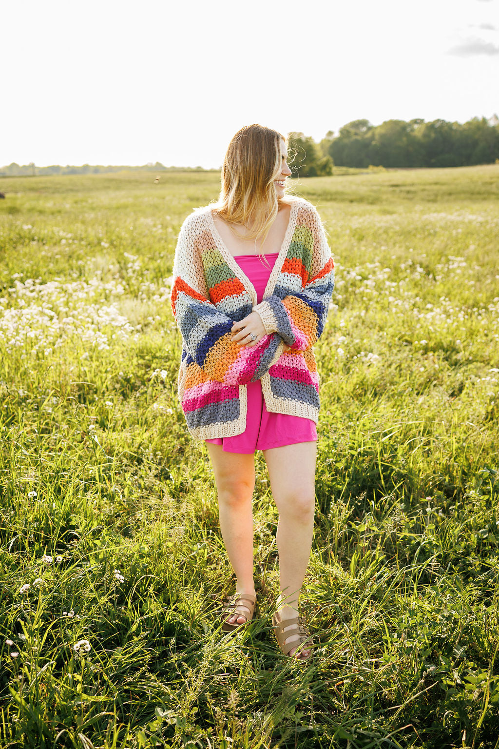 Rainbow Cardi