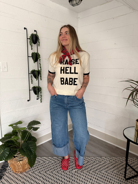Raise Hell Babe Tee