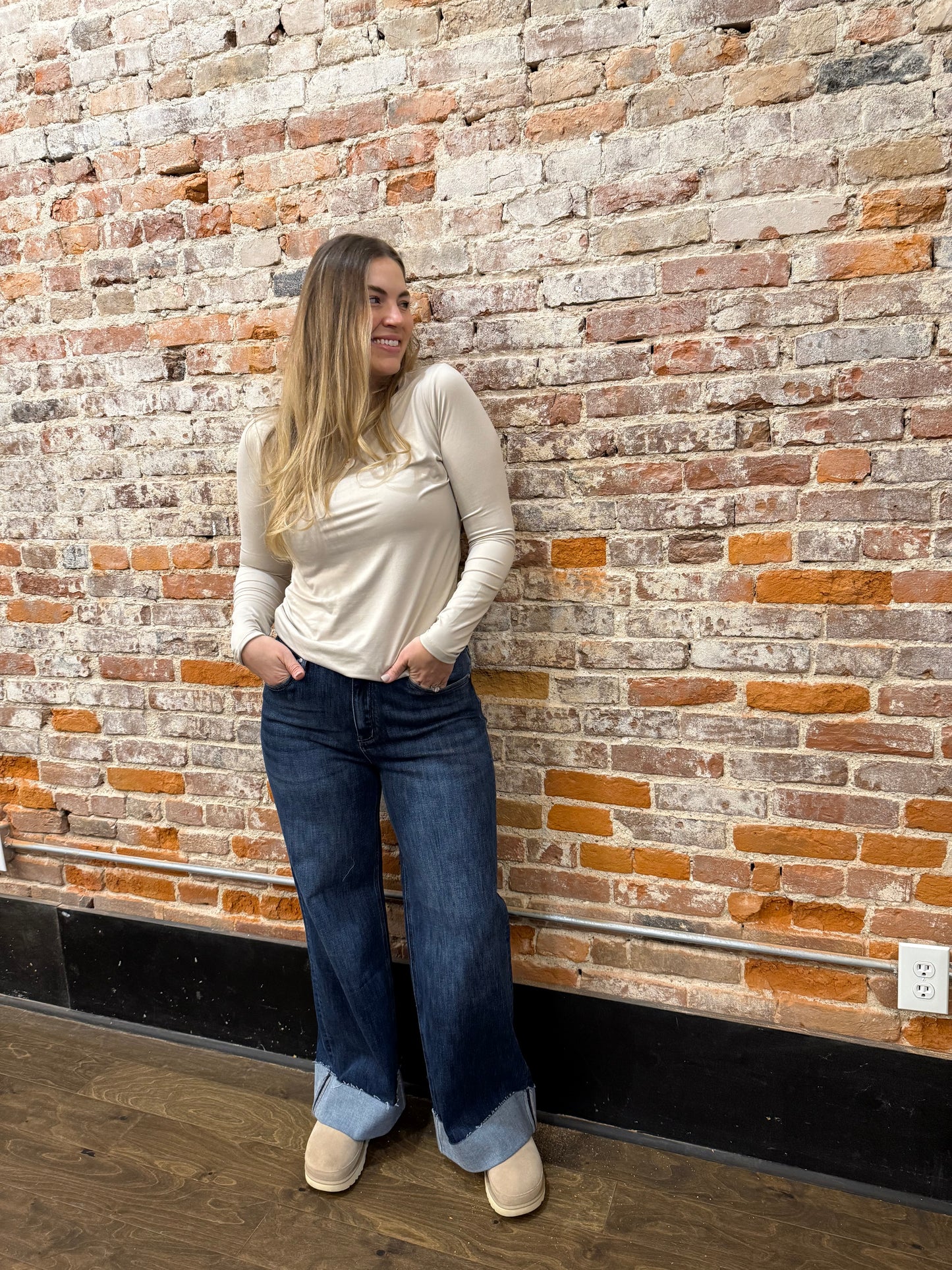 Long Sleeve Basic Oat