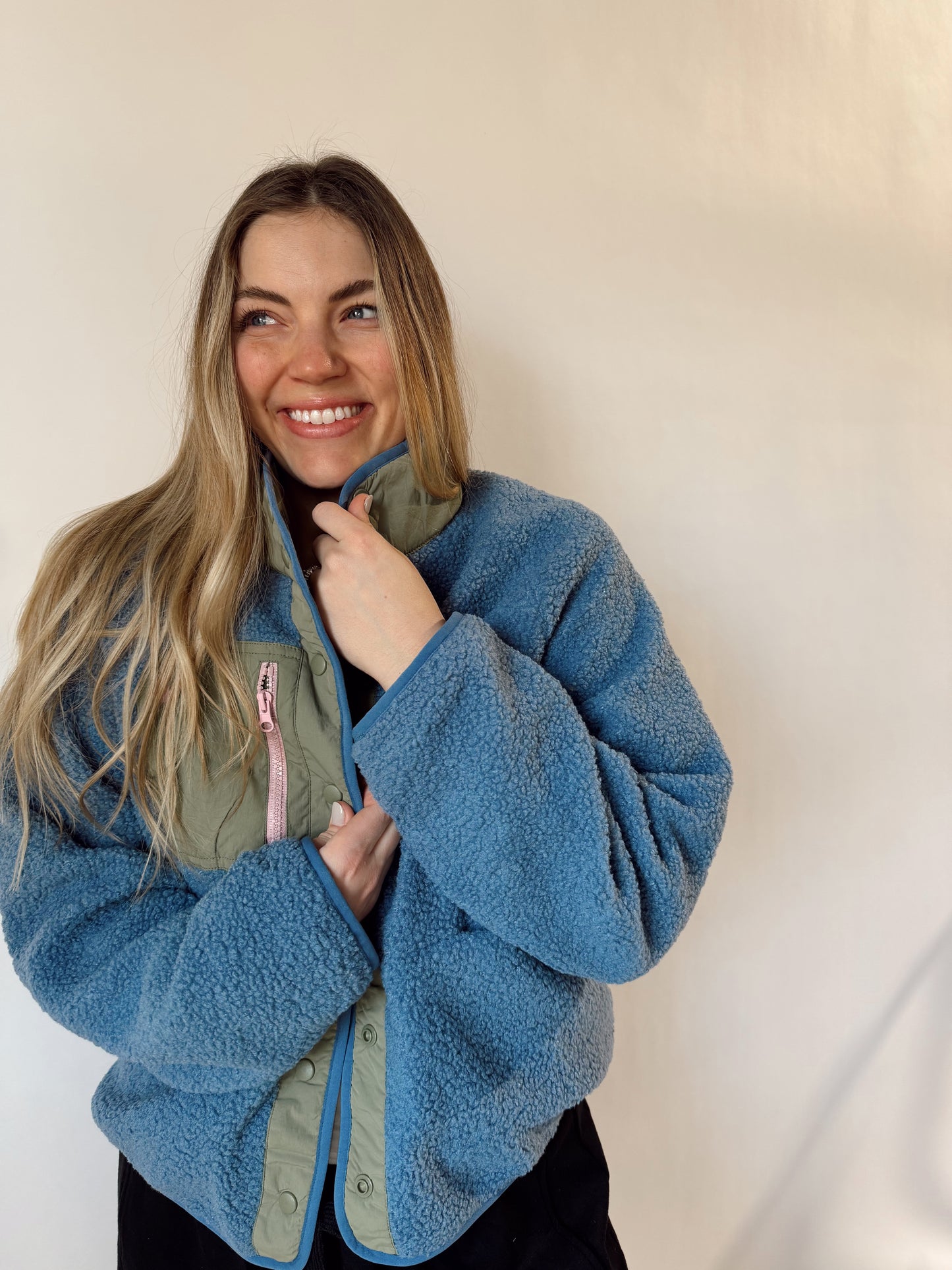 Aspen Jacket Denim/Olive