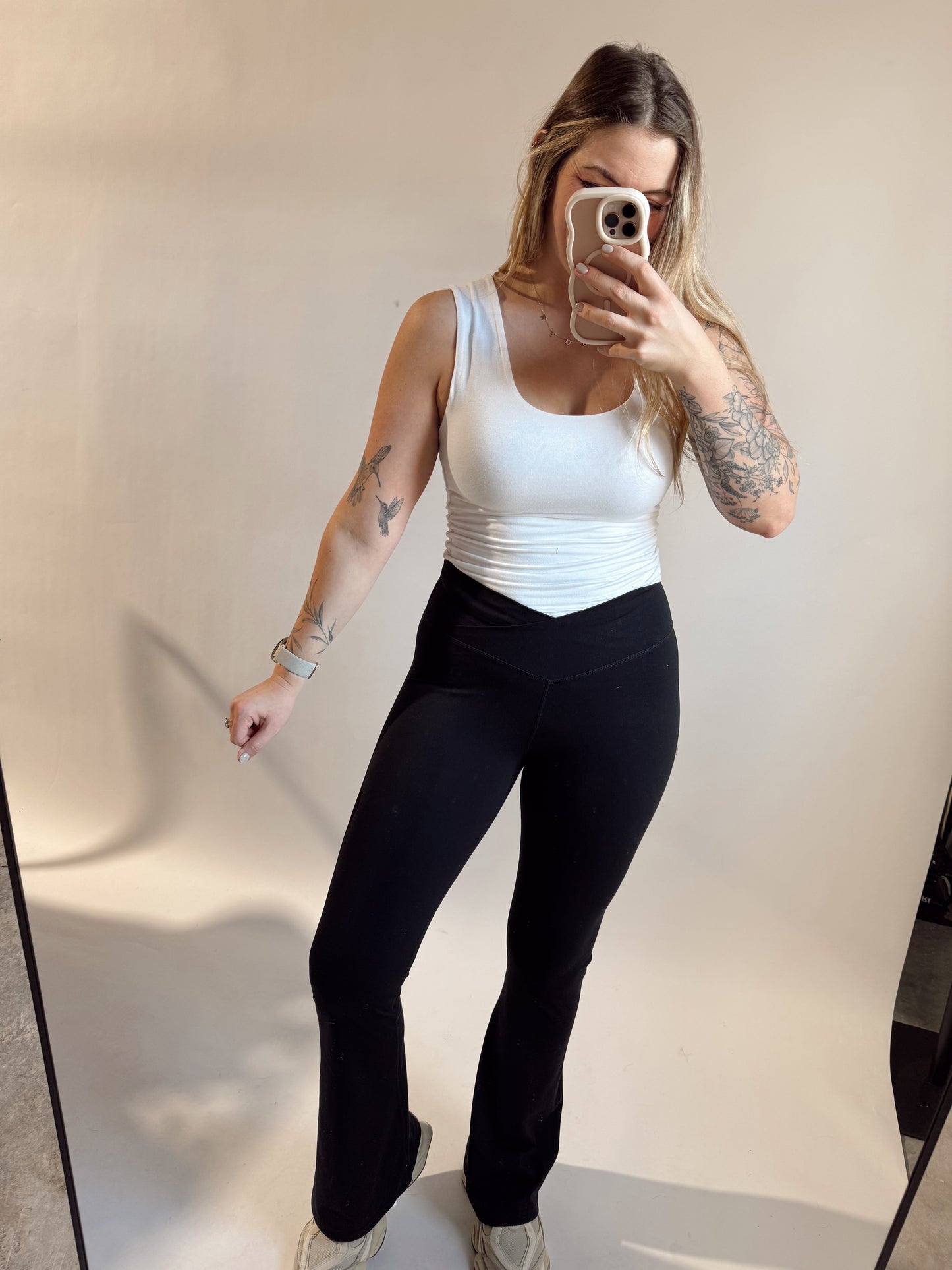 Crossover Flare Leggings