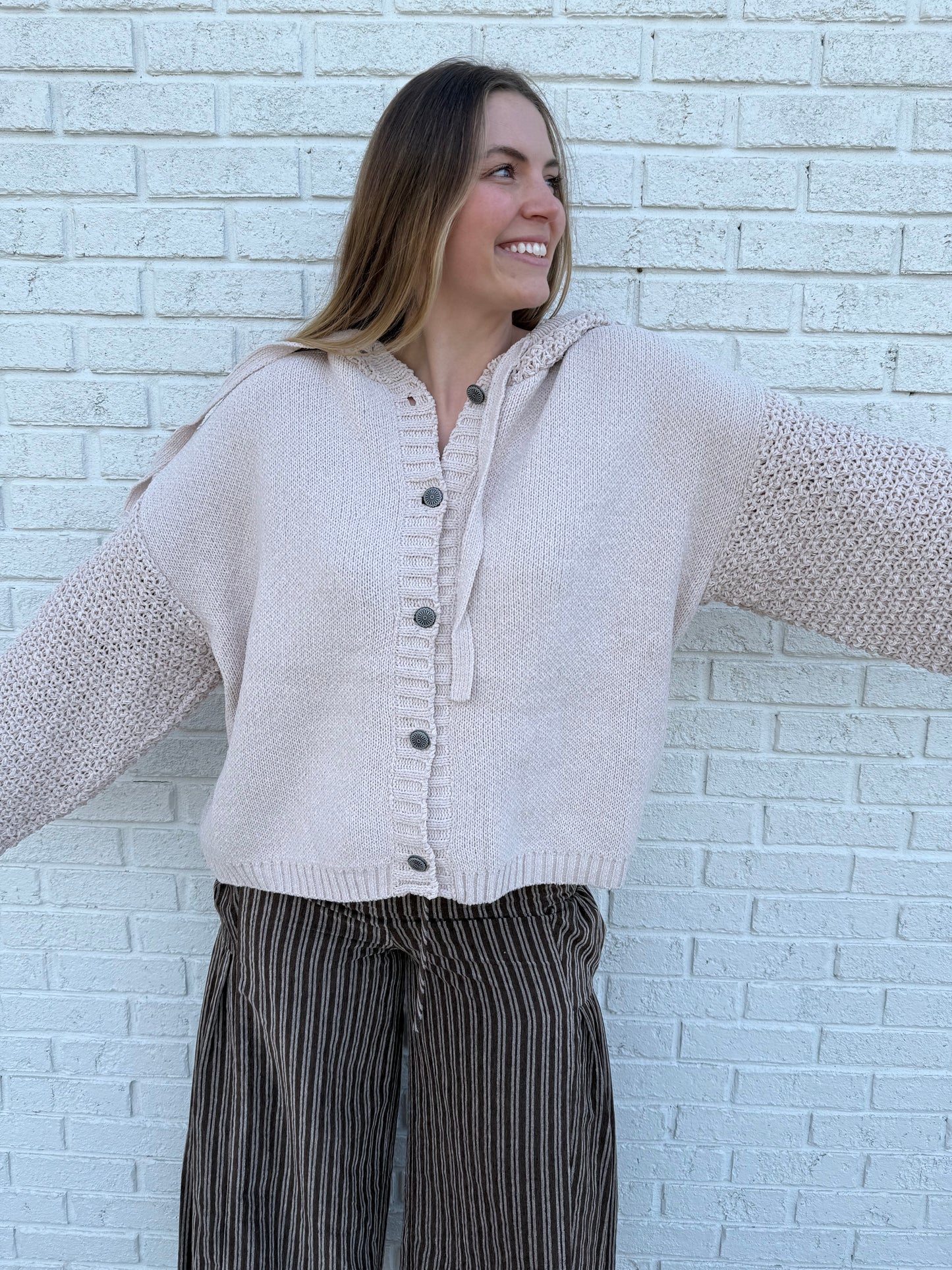 Dreamy Knit Hooded Sweater