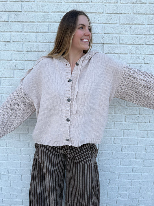 Dreamy Knit Hooded Sweater