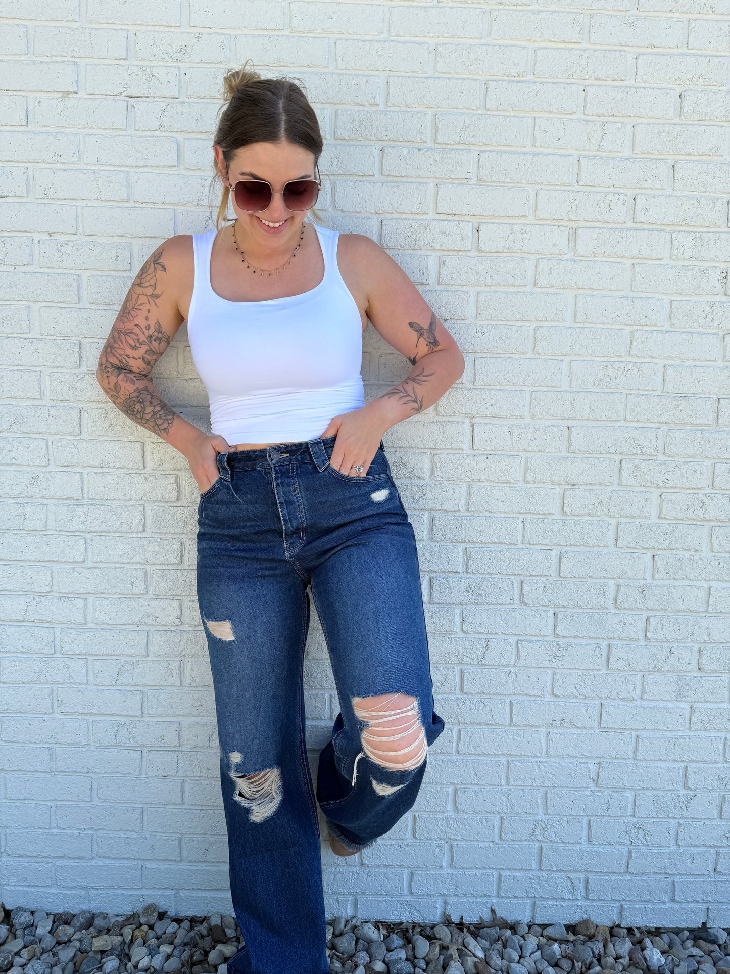 Stevie Kan Can Dark Wash Jeans