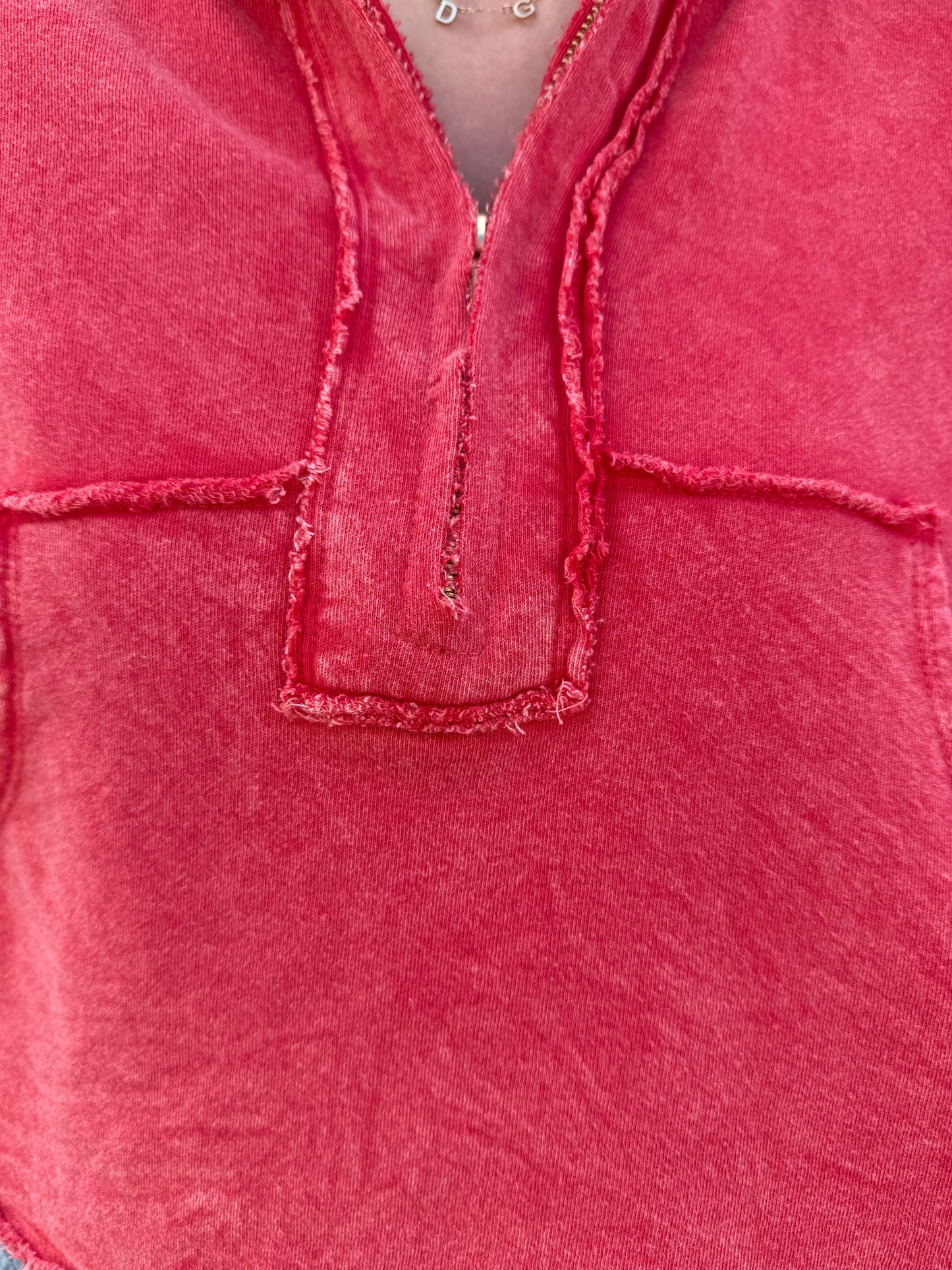 Tilly Mineral Wash Halfzip