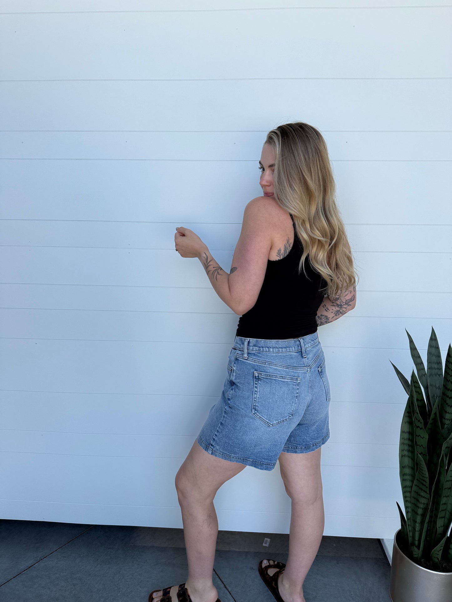 Market Day Midi Shorts
