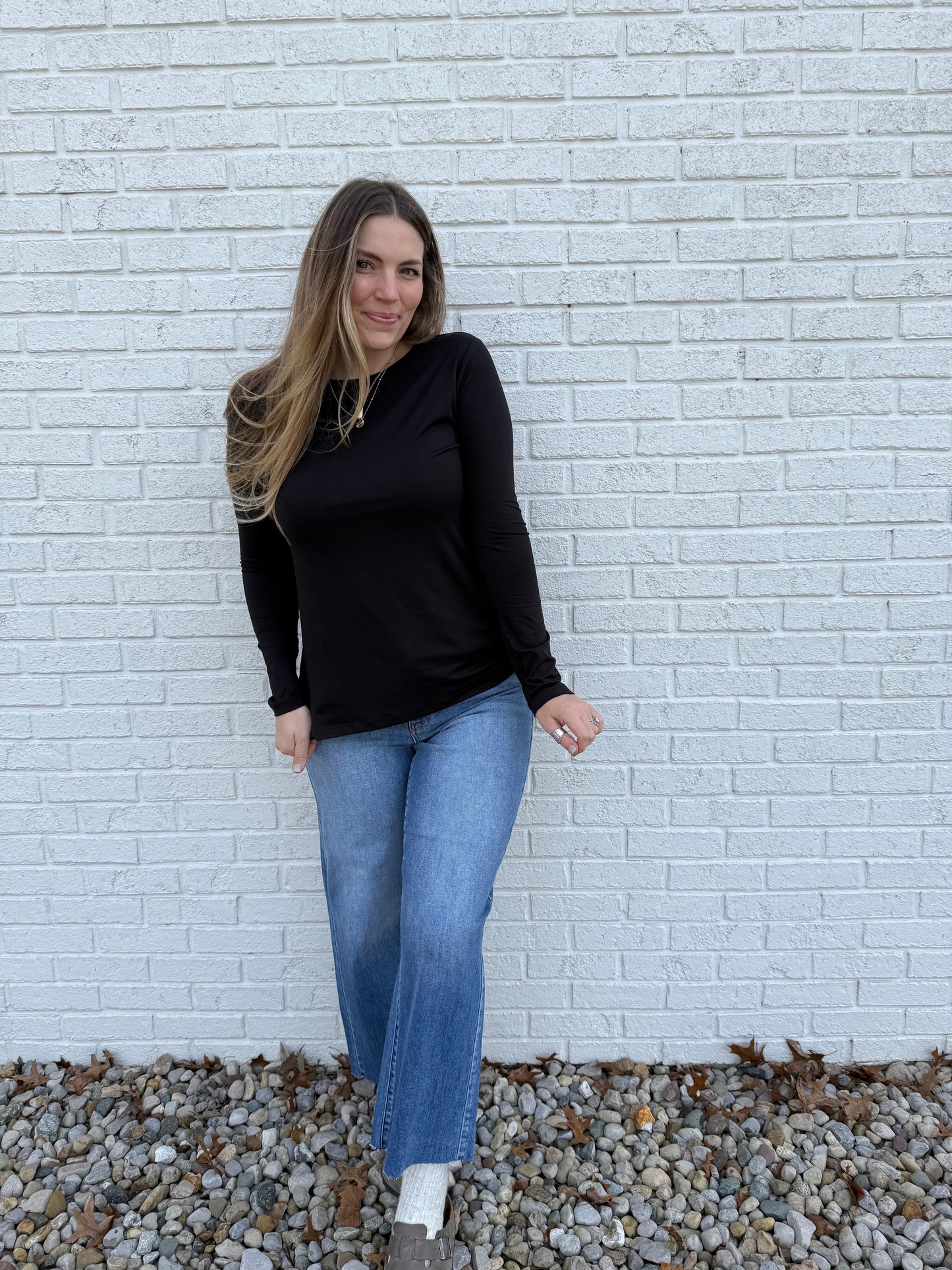 Long Sleeve Basic Black