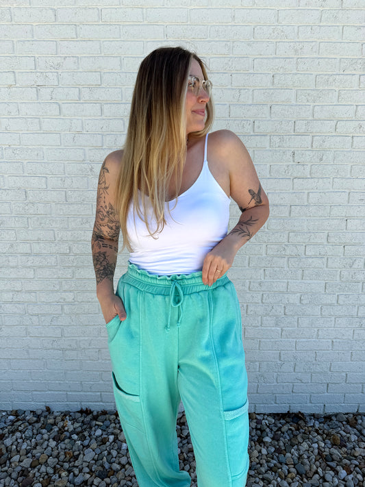 Turquoise Dreamy Joggers
