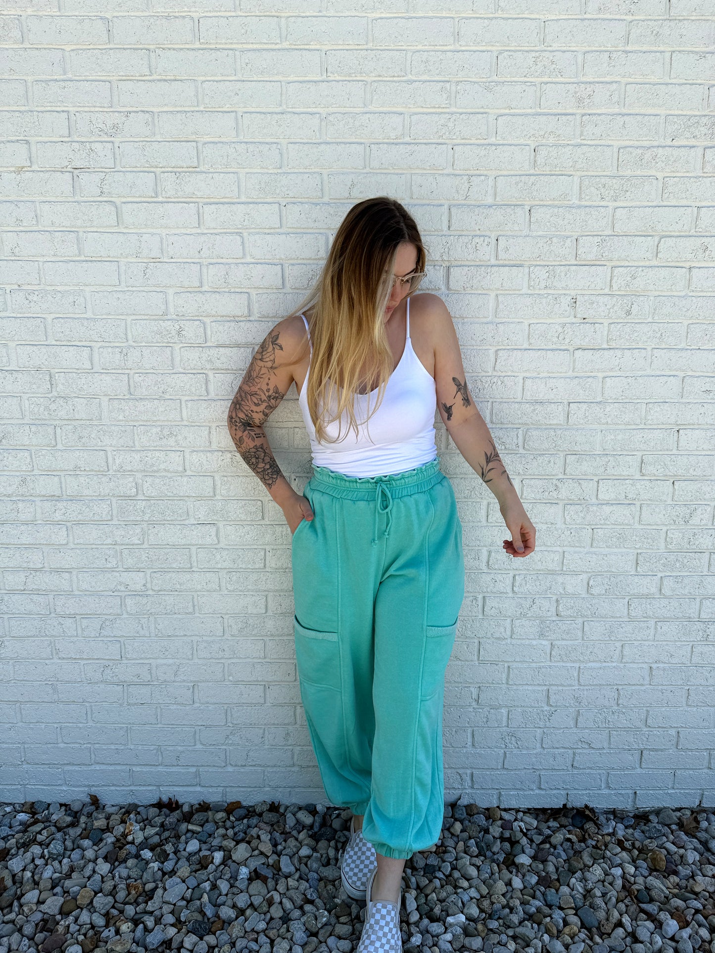 Turquoise Dreamy Joggers