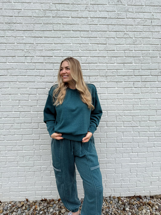 Dreamy Crewneck Teal