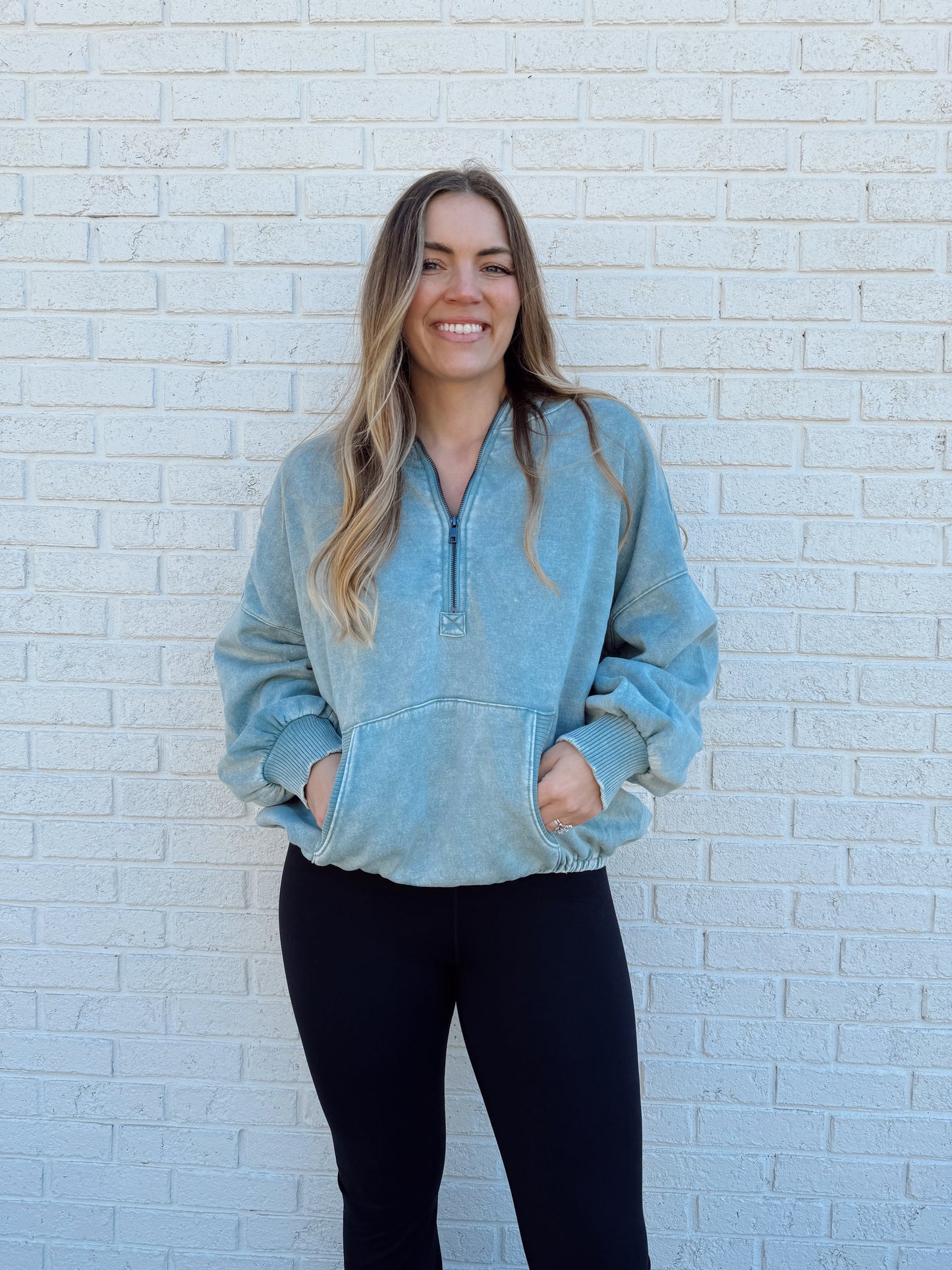 Callie Hoodie Light Blue