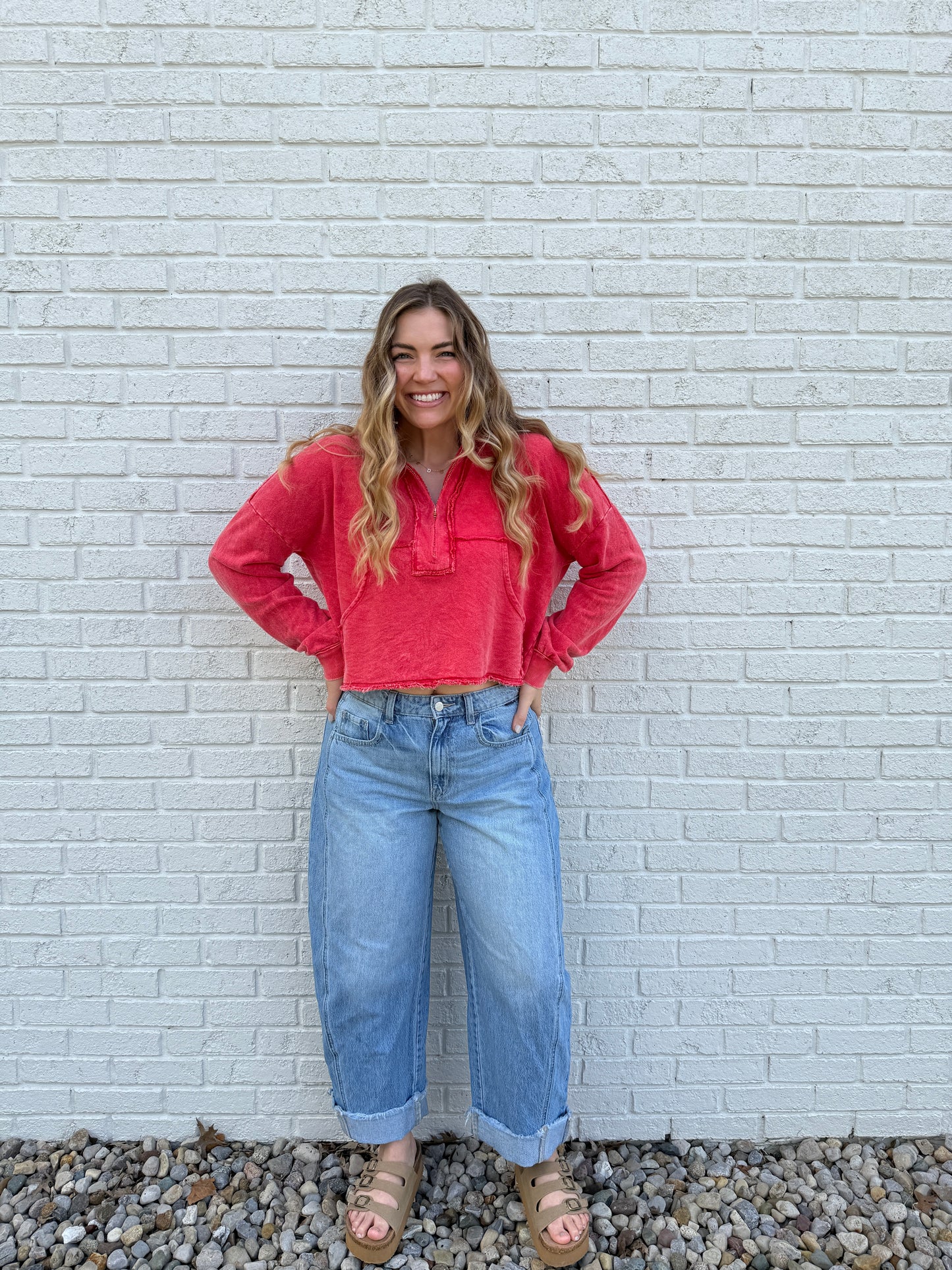 Tilly Mineral Wash Halfzip