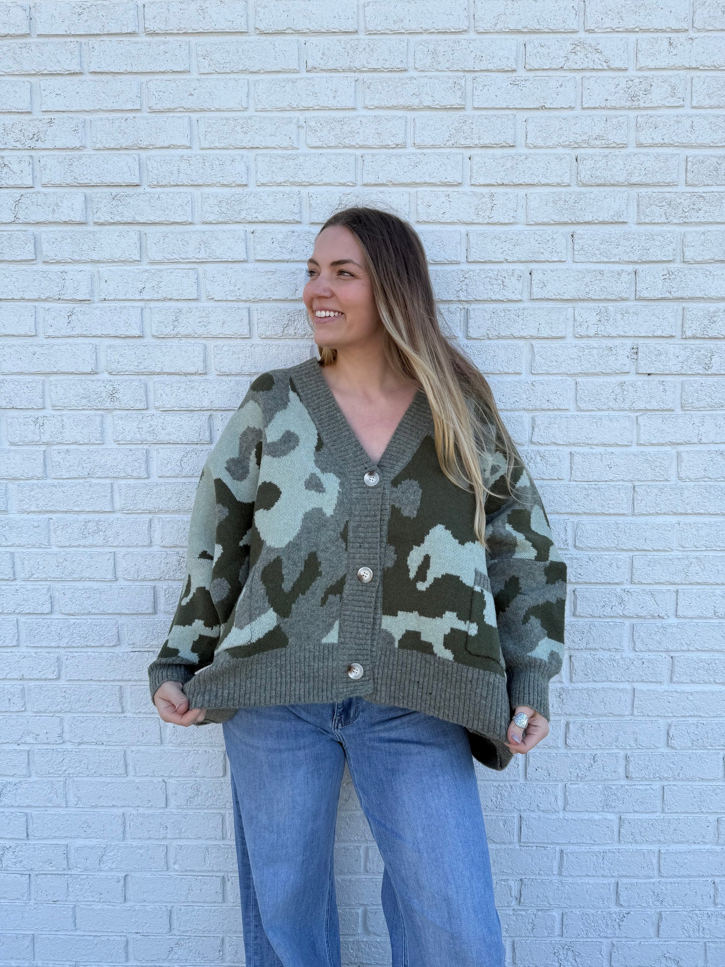 Camo Cardigan