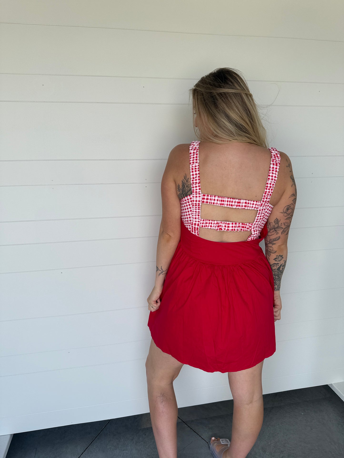 Gingham Girl Active Dress
