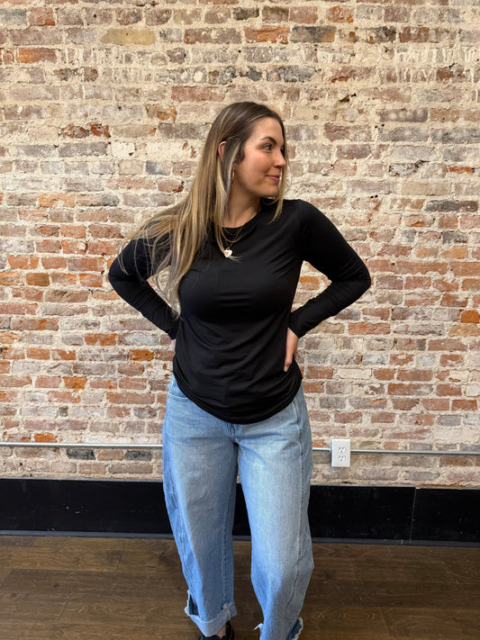 Long Sleeve Basic Black