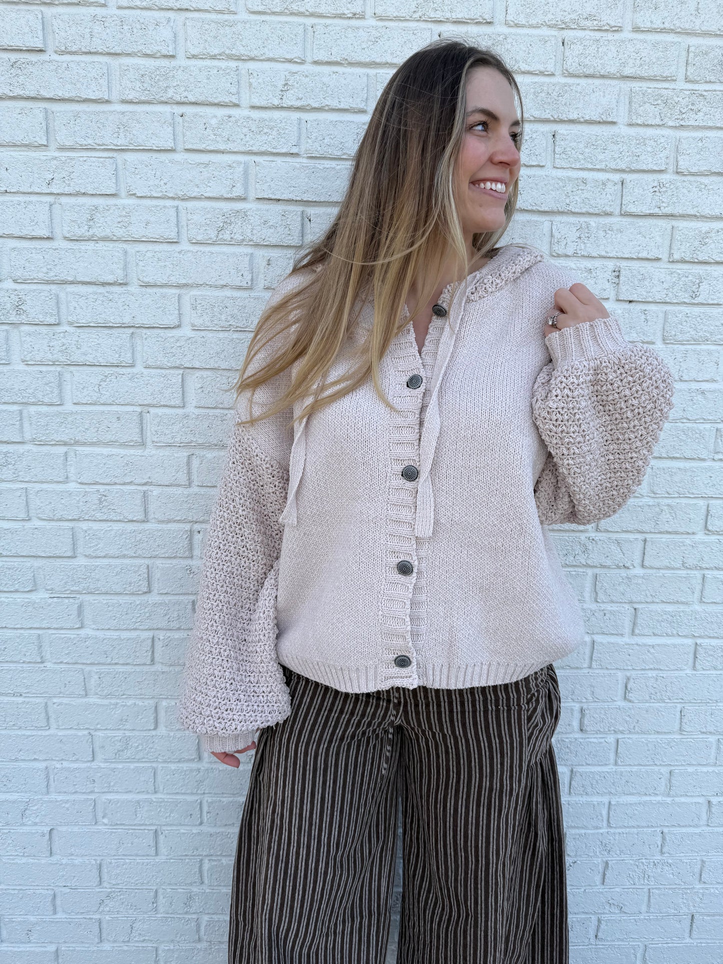 Dreamy Knit Hooded Sweater