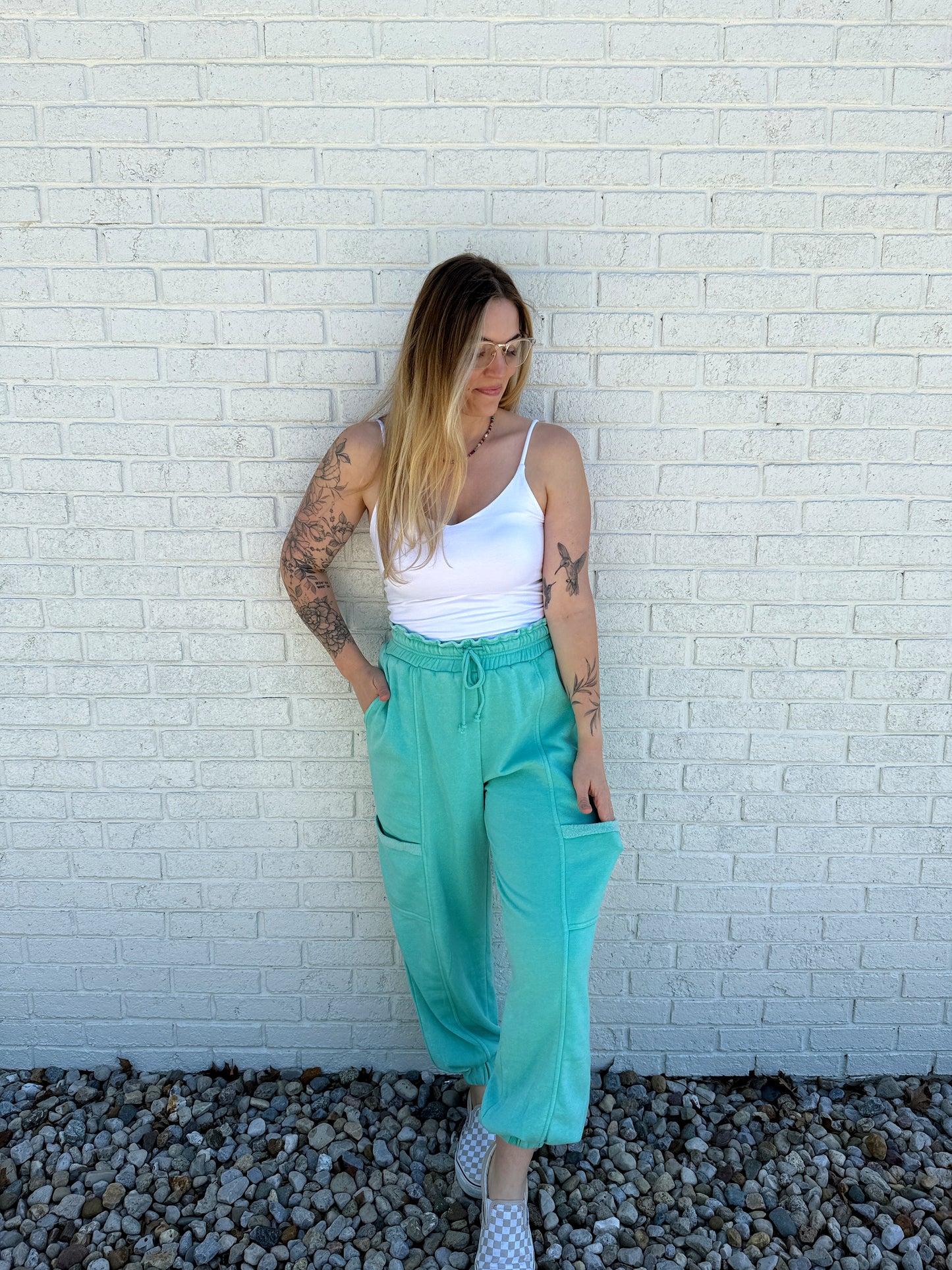 Turquoise Dreamy Joggers