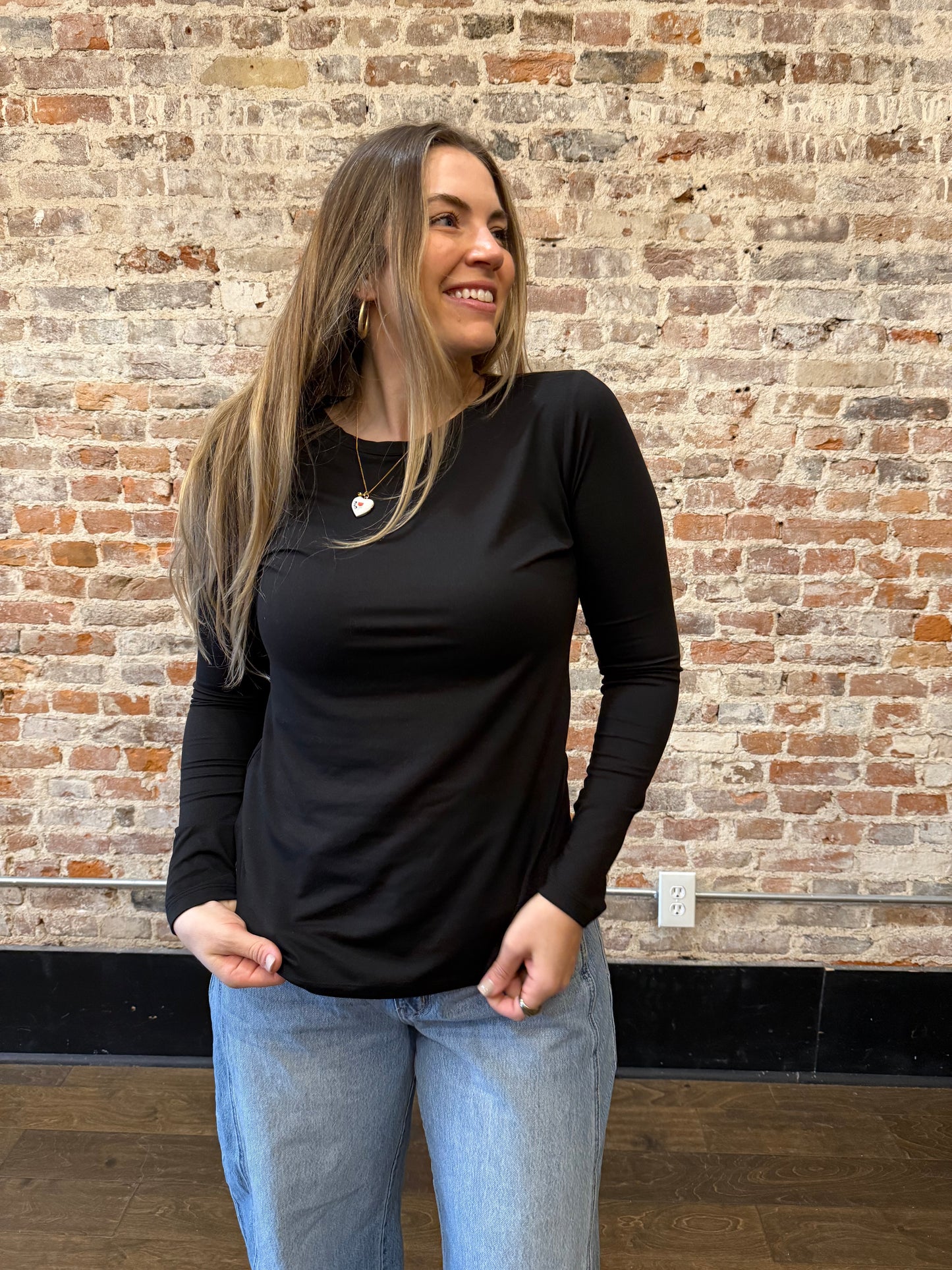 Long Sleeve Basic Black